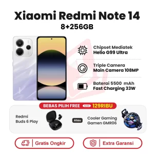 Xiaomi Redmi Note 14 4G 8+256GB Garansi Resmi