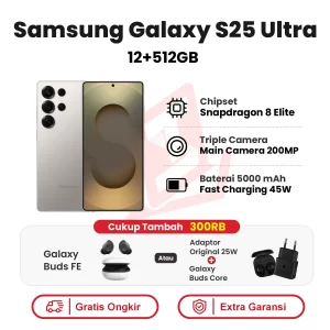 Samsung Galaxy S25 Ultra 5G 12+512GB Garansi Resmi