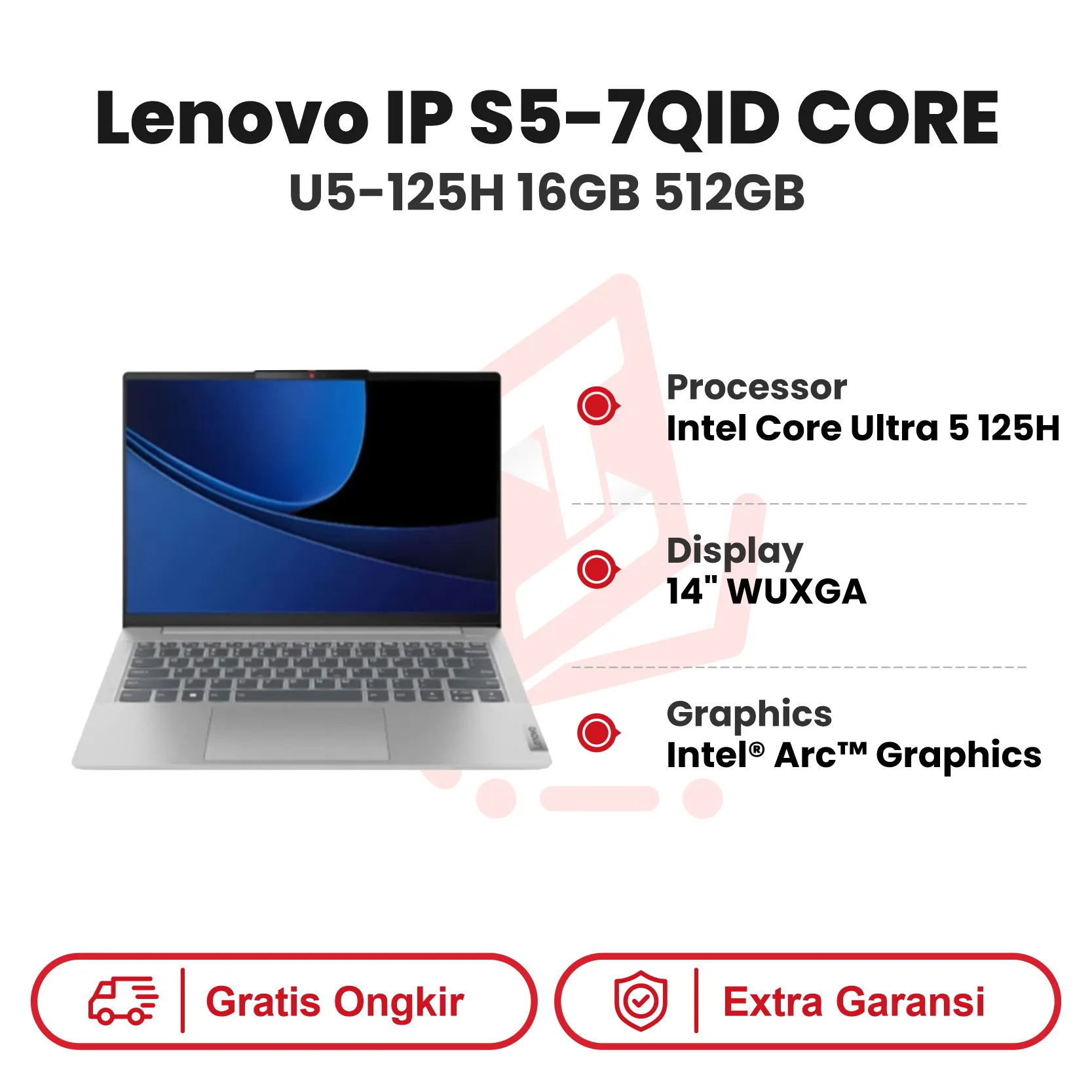 Lenovo IP S5-7QID CORE U5-125H 16GB 512GB OLED