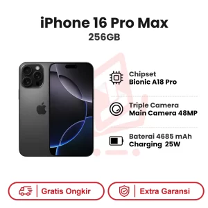 iPhone 16 Pro Max 256GB Garansi Resmi