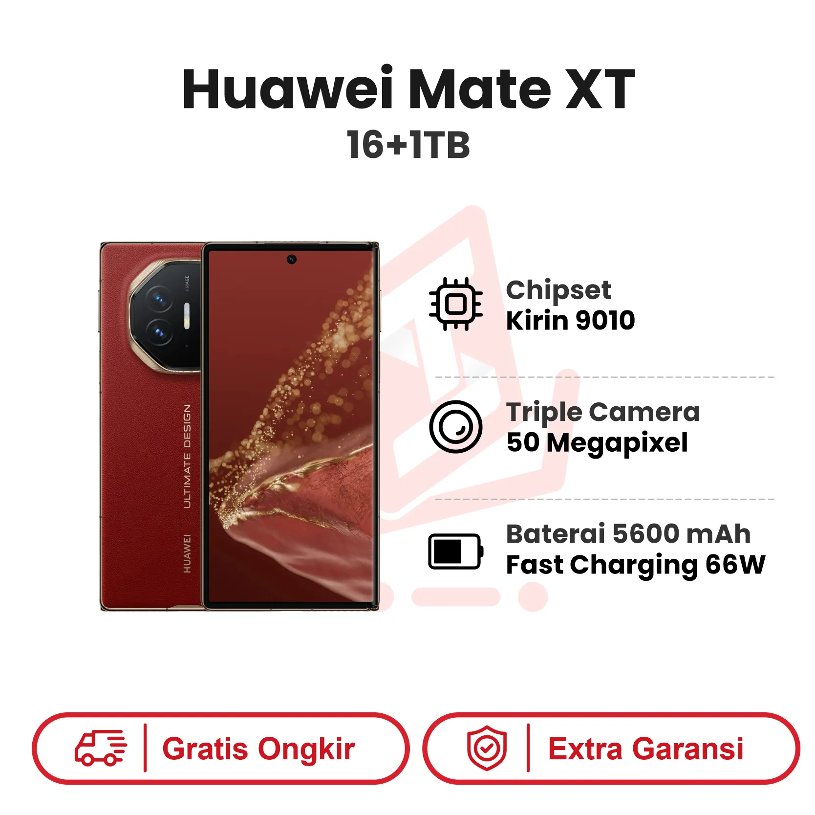 Huawei Mate XT 16+1TB Garansi Resmi