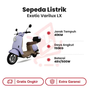 Sepeda Listrik Exotic Varilux LX