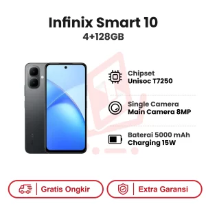 Infinix Smart 10 4+128GB Garansi Resmi