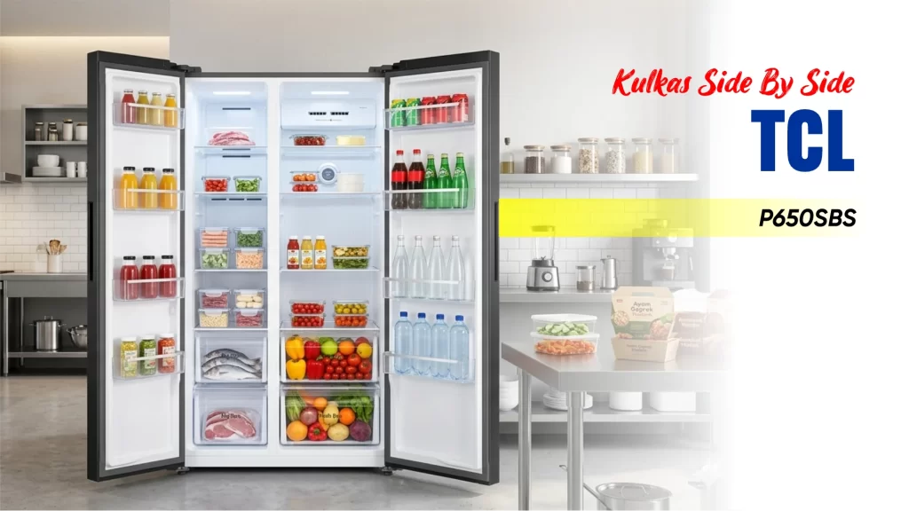 Kulkas Side by Side TCL P650SBS