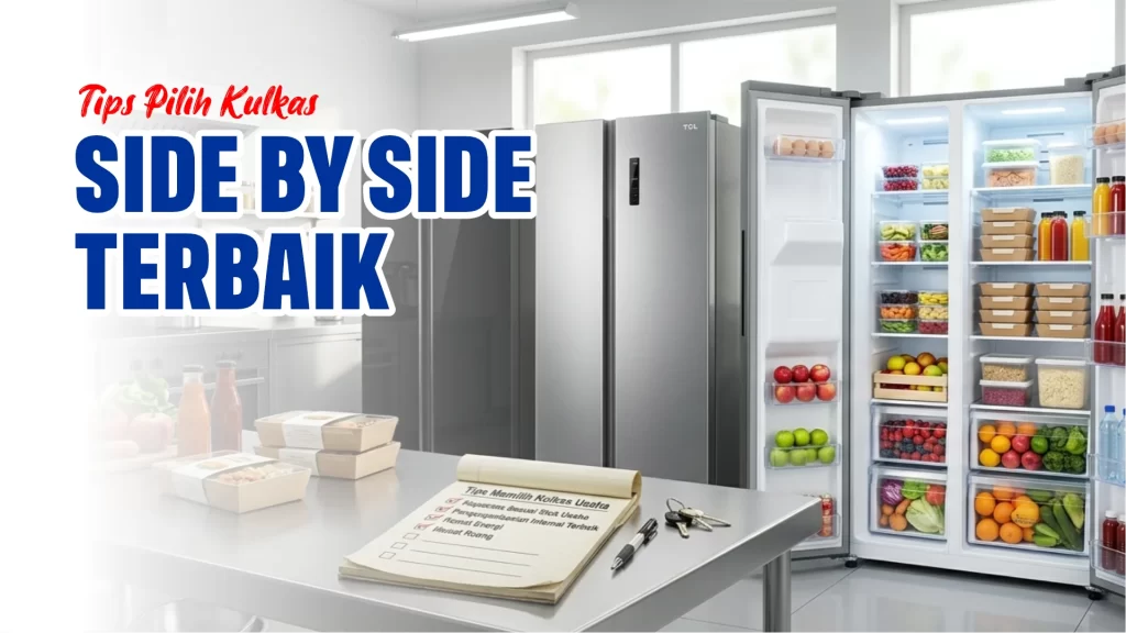 Tips pilih kulkas side by side yang tepat untuk usaha