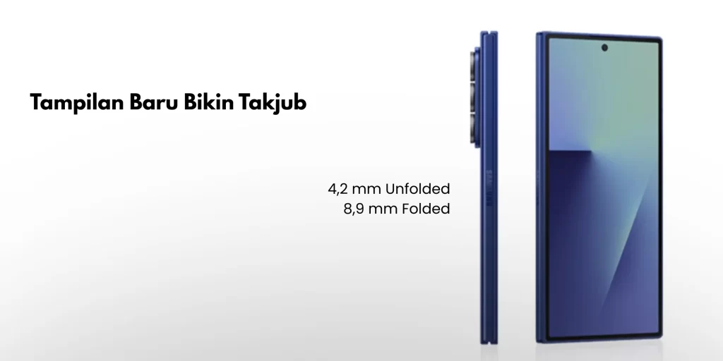Tampilan baru Samsung Z Fold 7