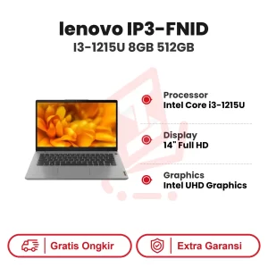 Laptop Lenovo IP3-FNID I3-1215U 8GB 512GB WIN11