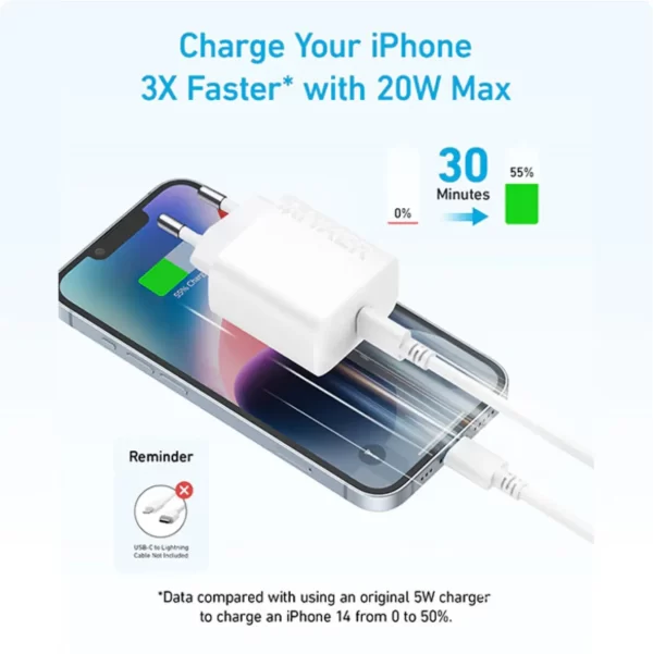 Charger Anker Type C To Lightning 20W - Gambar 3