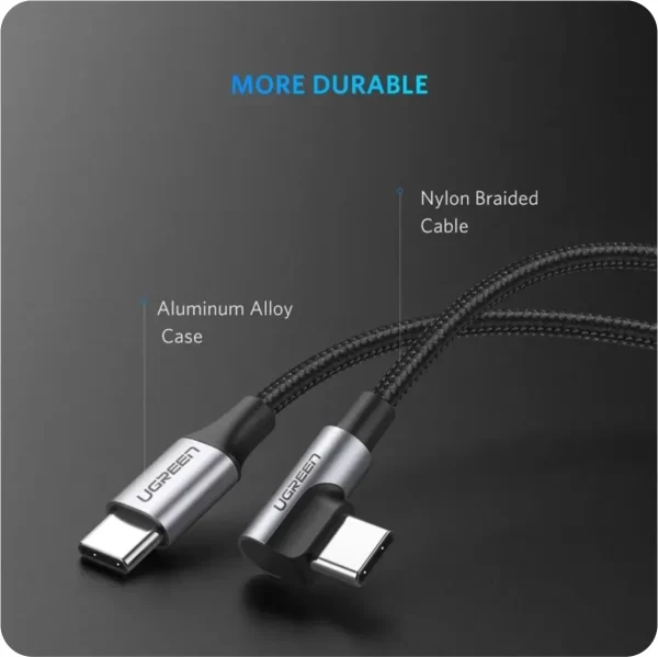 Kabel Data Ugreen Gaming Type C To Type C 60W 1M (50123) - Gambar 4