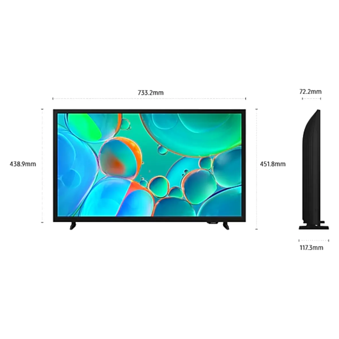 Smart TV 32' HD Samsung H5000F - Gambar 4