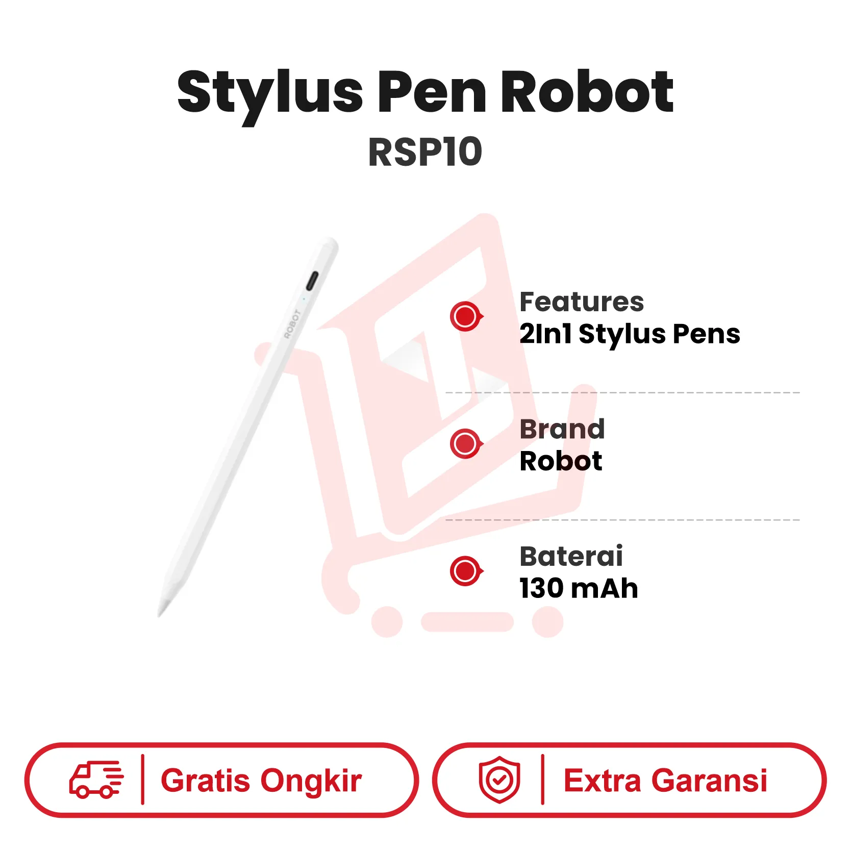 STYLUS PEN ROBOT RSP10