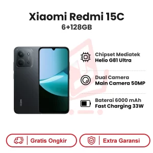 Xiaomi Redmi 15C 6+128GB Garansi Resmi