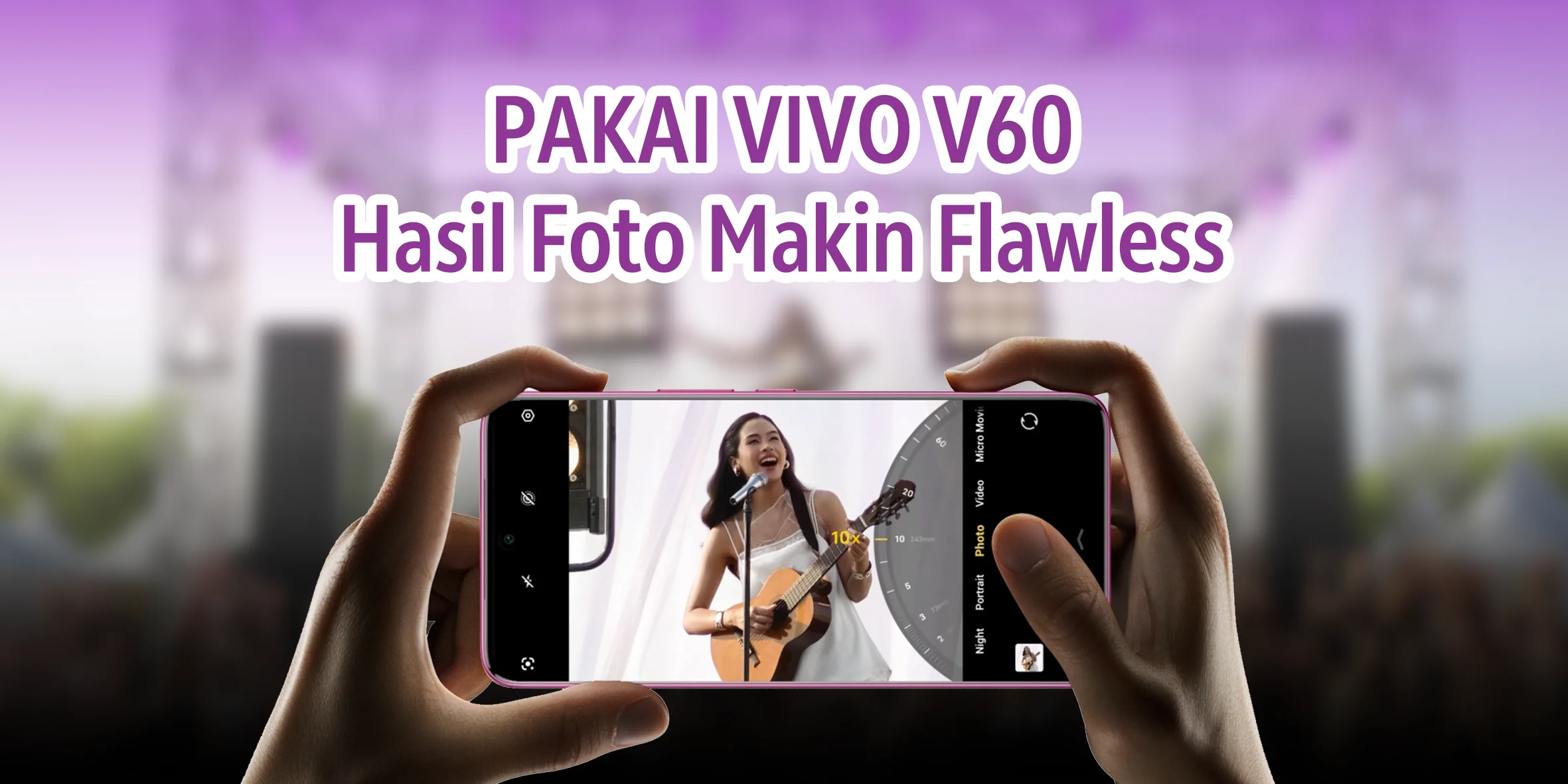 Vivo V60 Jagonya Bikin Foto Estetik, Fitur AI Makin Epik!