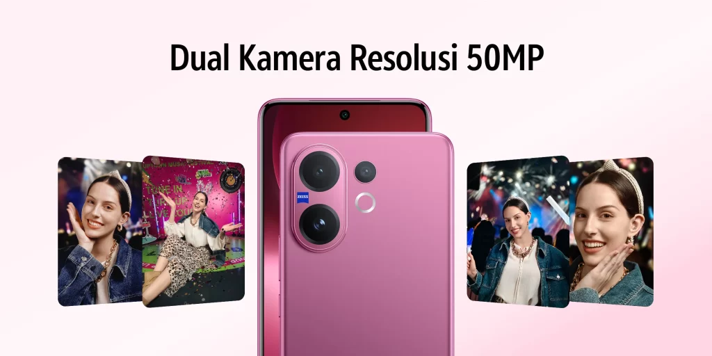 Dual Kamera Resolusi 50MP