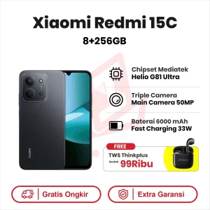 Xiaomi Redmi 15C 8+256GB Garansi Resmi