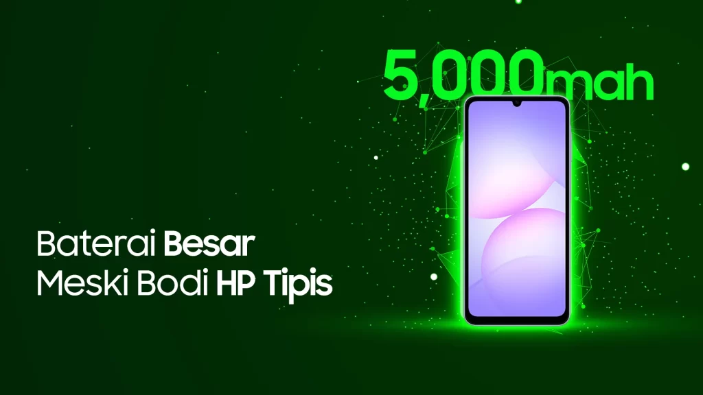 Kapasitas baterai 5000mAh