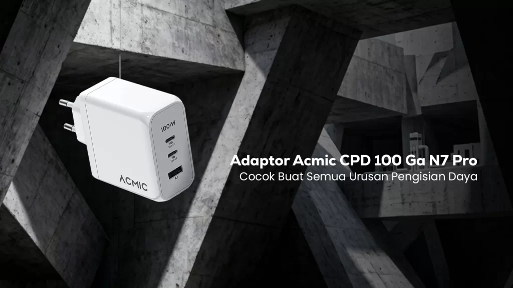  Adaptor Acmic CPD 100 GaN 7 Pro