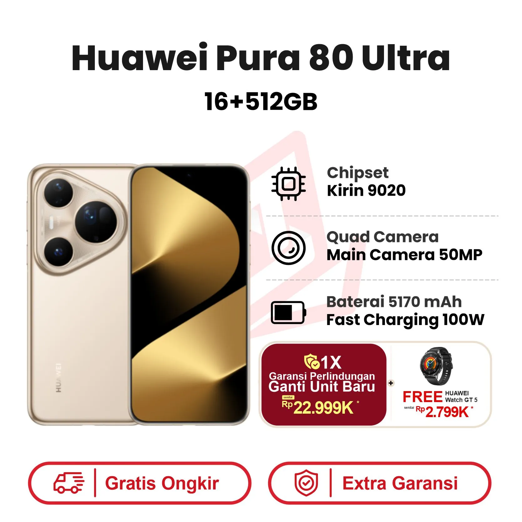 Huawei Pura 80 Ultra Garansi Resmi