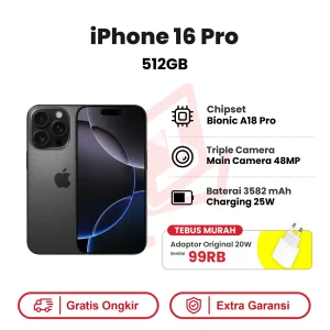 iPhone 16 Pro 512GB Garansi Resmi