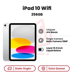 IPAD 10 256GB TAM WIFI ONLY Garansi Resmi