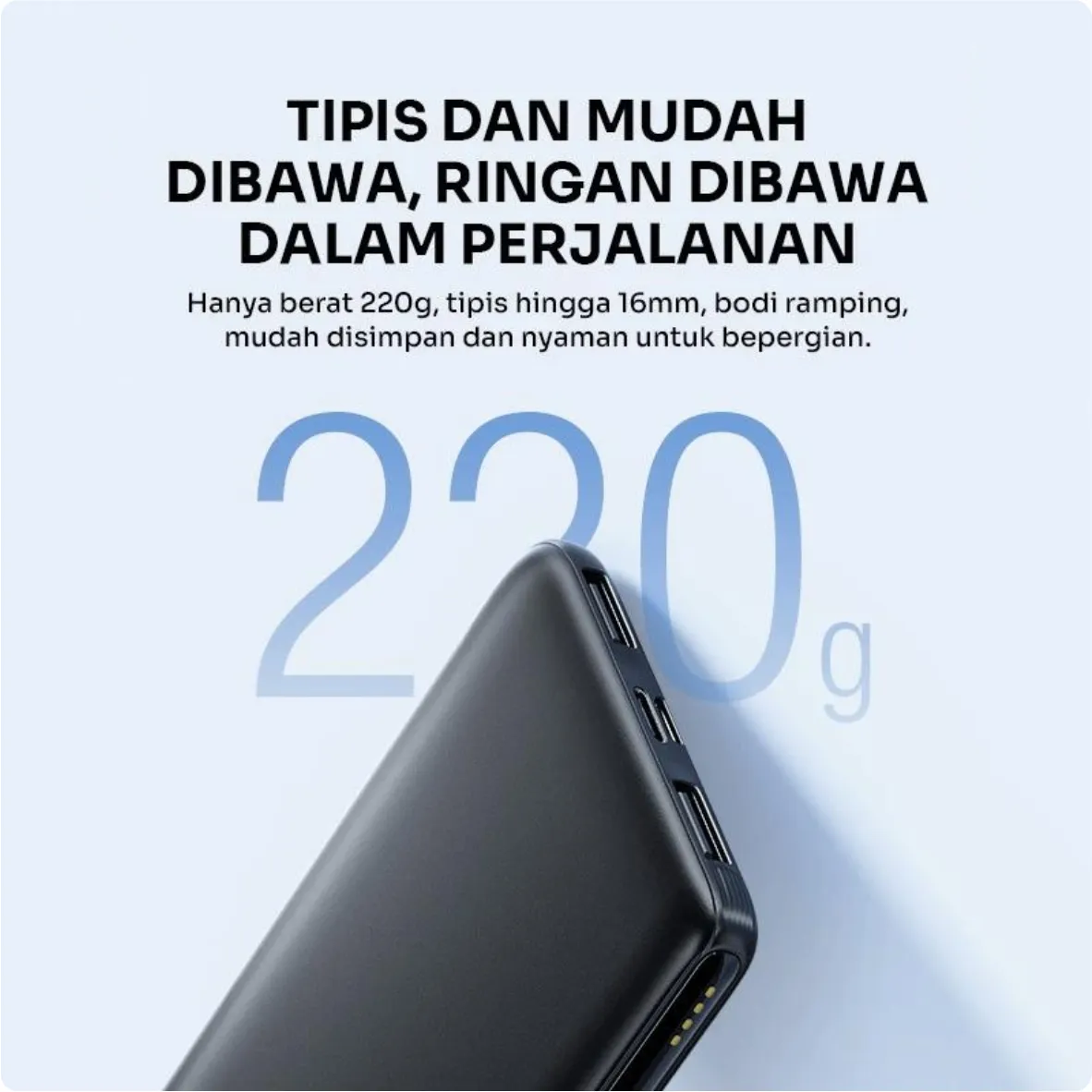 Powerbank Robot RT180S 10.000mAh Garansi Resmi - Gambar 7