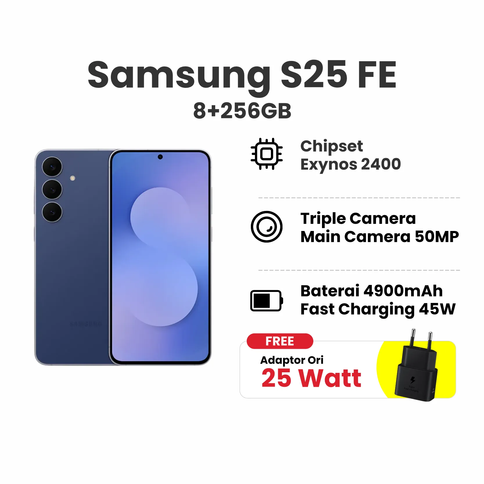 SAMSUNG S25 FE 8+256GB +BONUS
