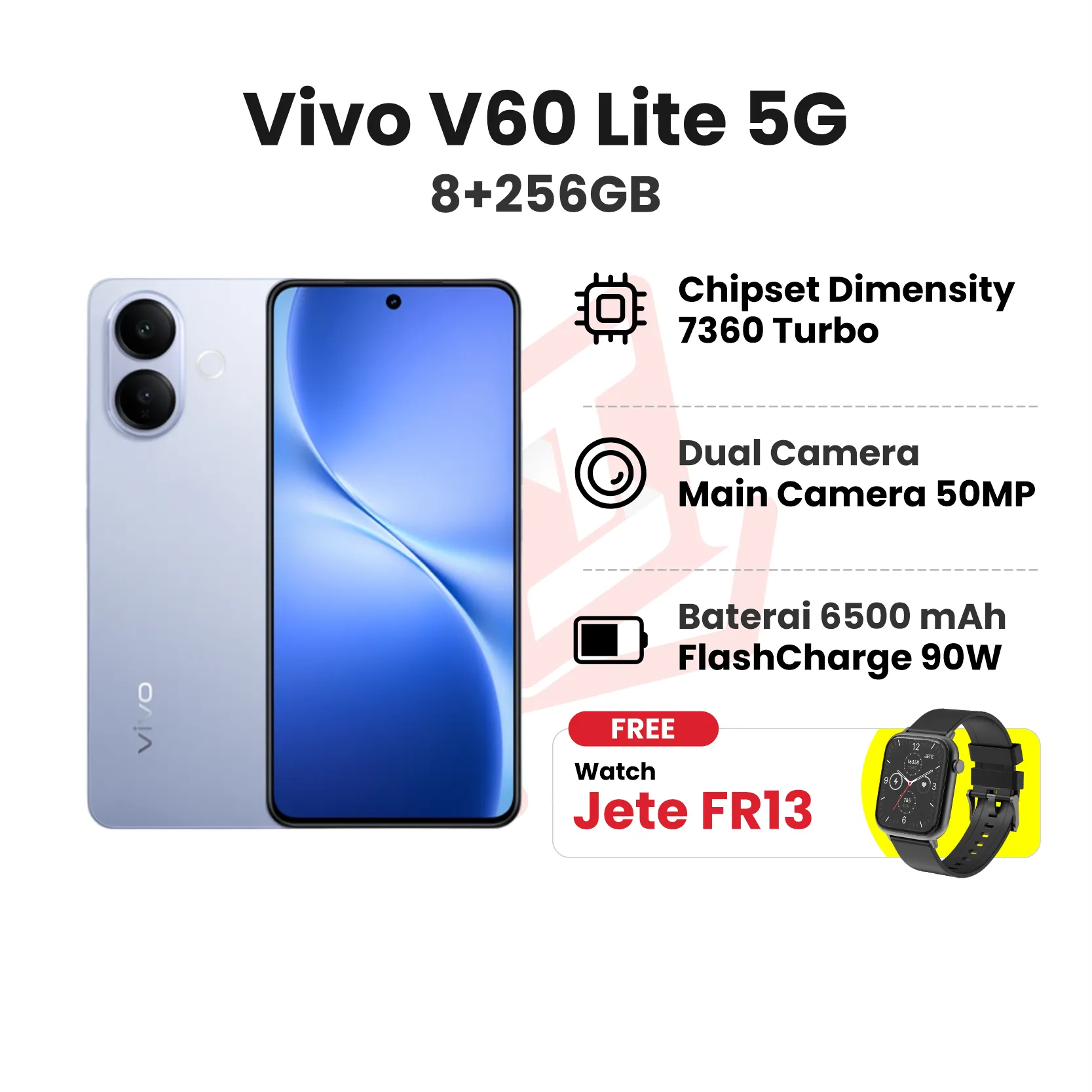 VIVO V60 LITE 5G 8+256GB BONUS