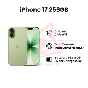 iPhone 17 256GB Garansi Resmi Indonesia - Warna Sage