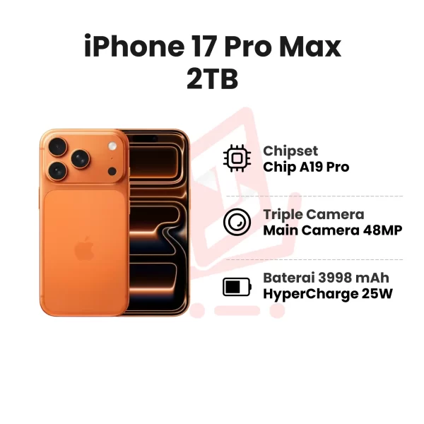 iPhone 17 Pro Max 2TB Garansi Resmi Indonesia