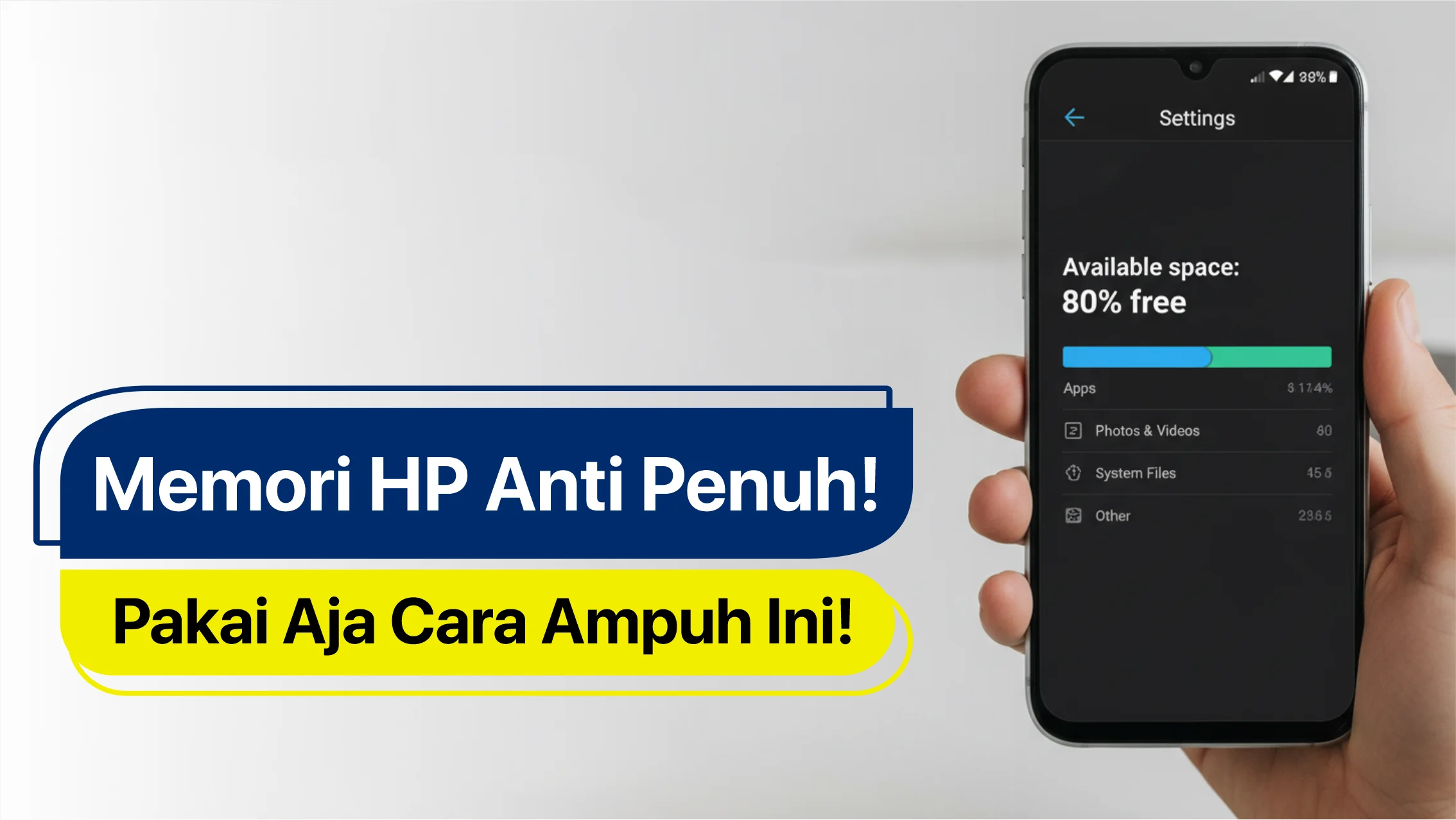 Stop Panik! Ini Cara Mengatasi Memori HP Penuh Tergampang!