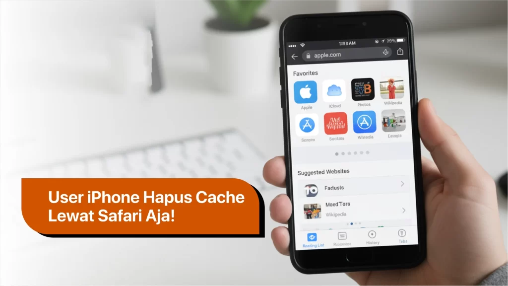 Bersihkan Cache Lewat Safari