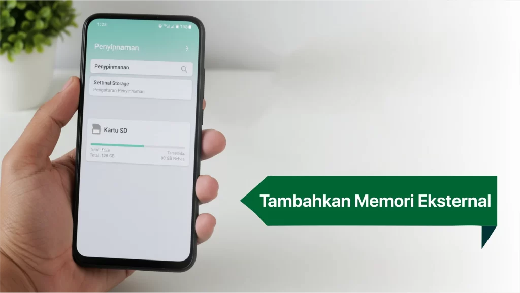 Pakai Memori Eksternal