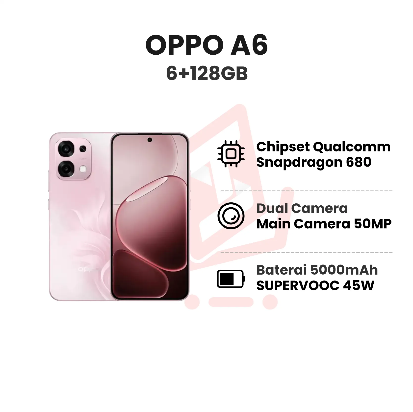 Oppo A6 Pink 6+128GB