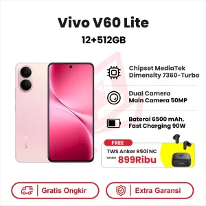 Vivo V60 Lite 5G 8+256GB Garansi Resmi