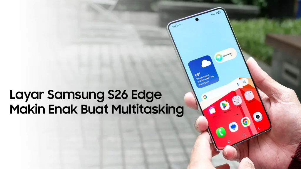 Layar Samsung S26 Edge