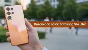 Desain dan layar Samsung S26 Ultra