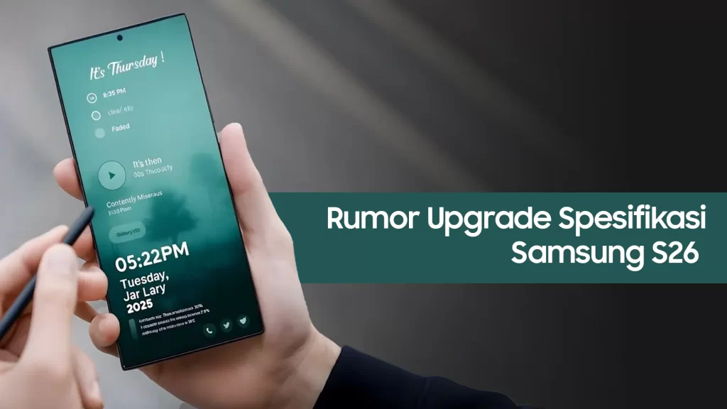 Rumor upgrade spesifikasi Samsung S26
