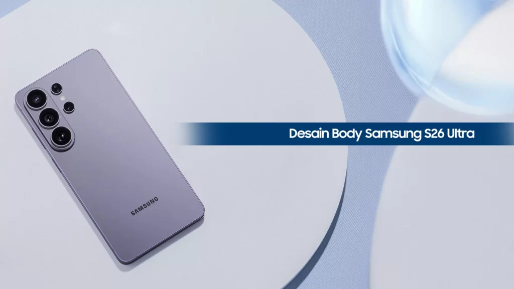 desain bodi samsung S26 ultra