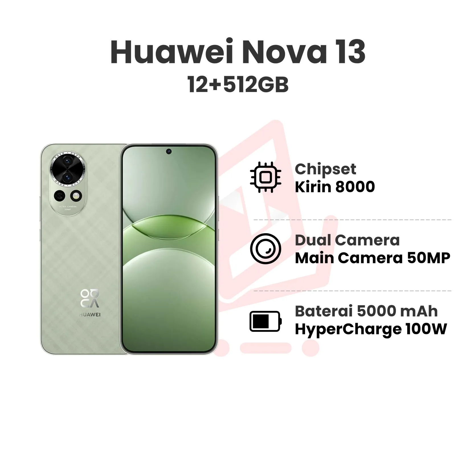 huawei nova 13 green