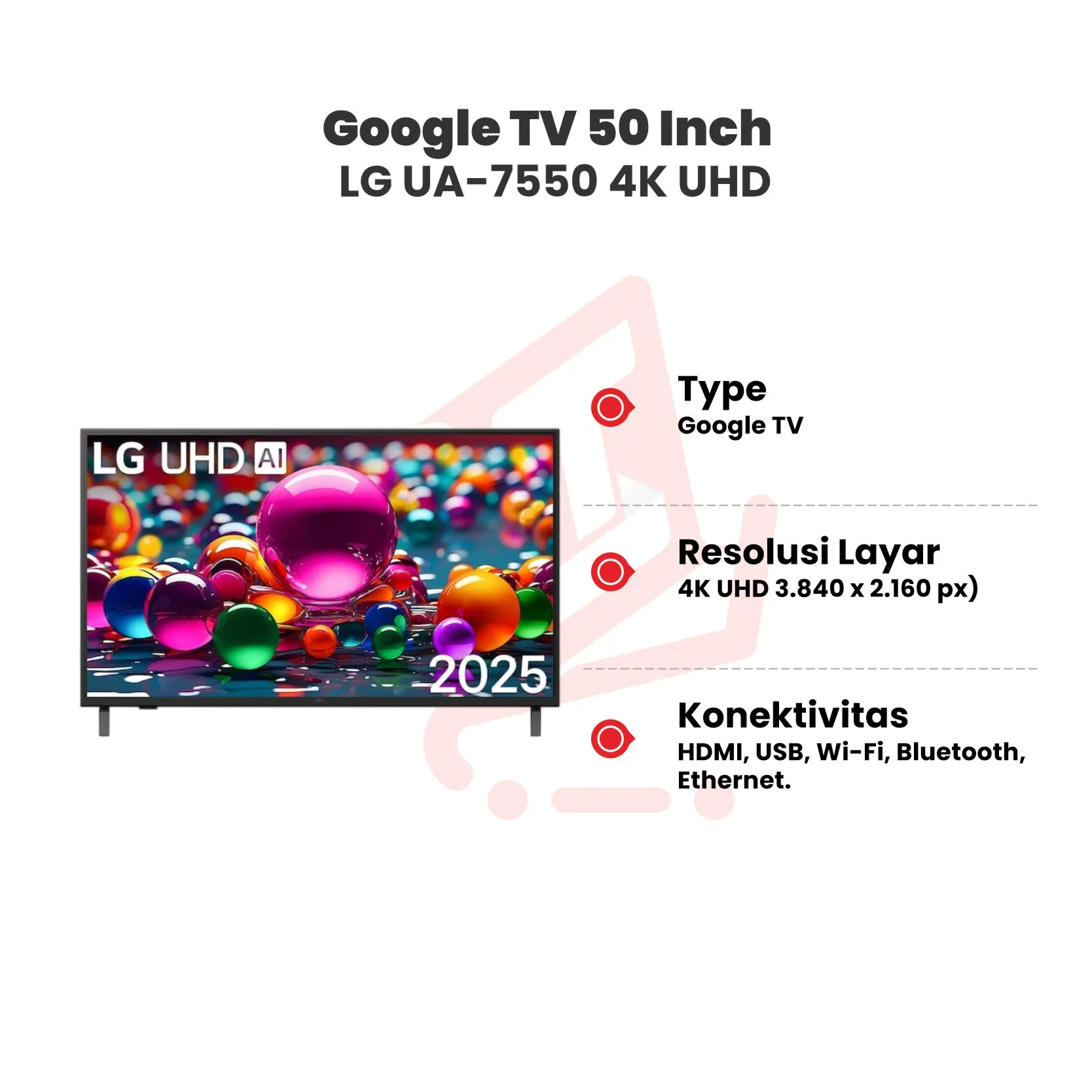 google tv 50 lg ua7550 4k