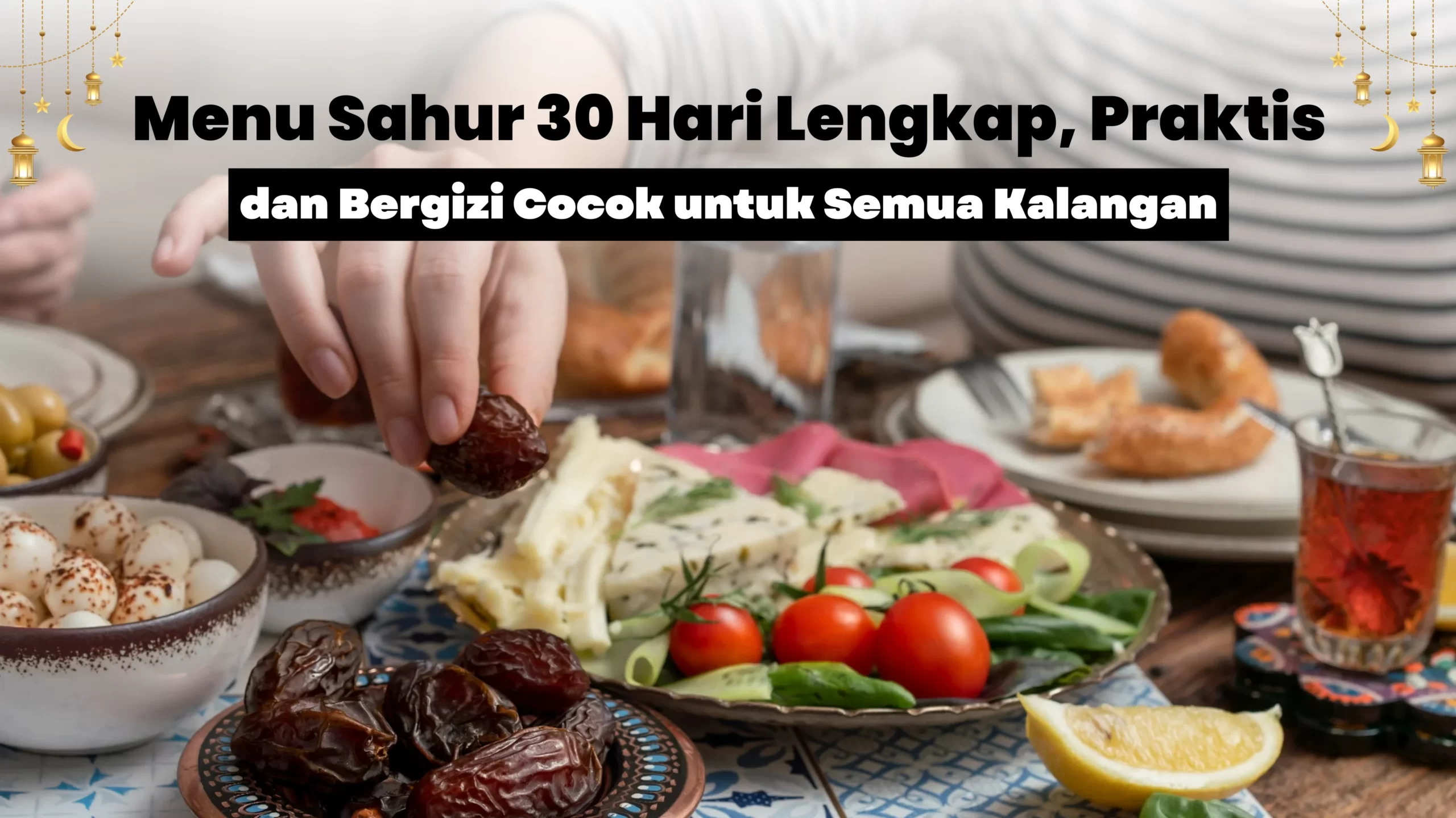 menu sahur 30 hari puasa