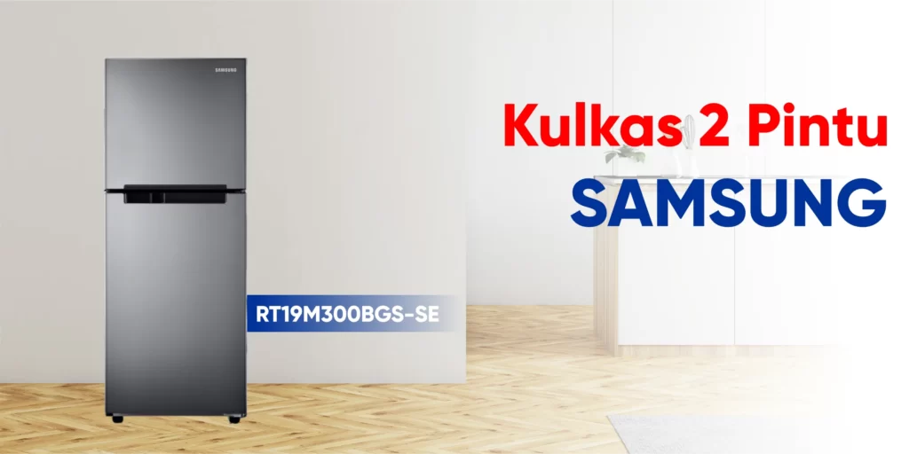 Kulkas 2 Pintu Samsung RT19M300BGS-SE