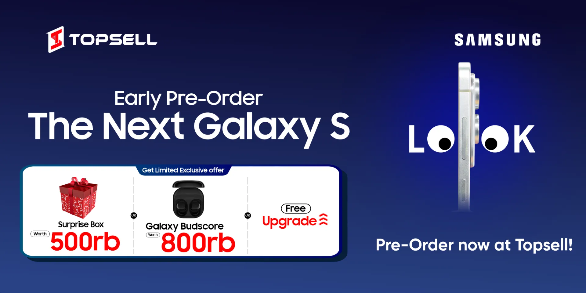 EARLY ORDER SAMSUNG 1x2