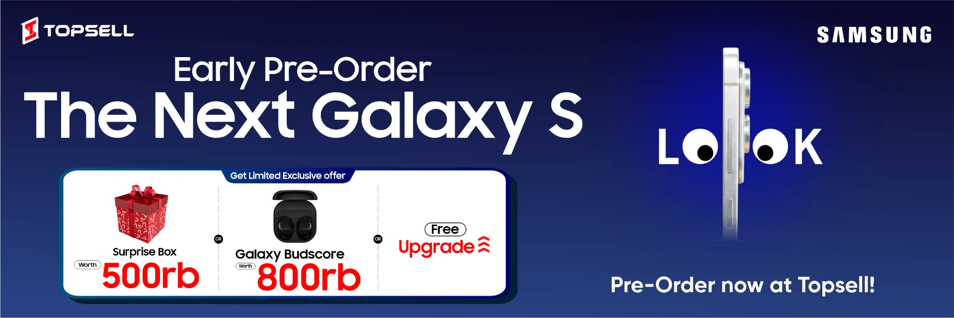 EARLY ORDER SAMSUNG 1x3