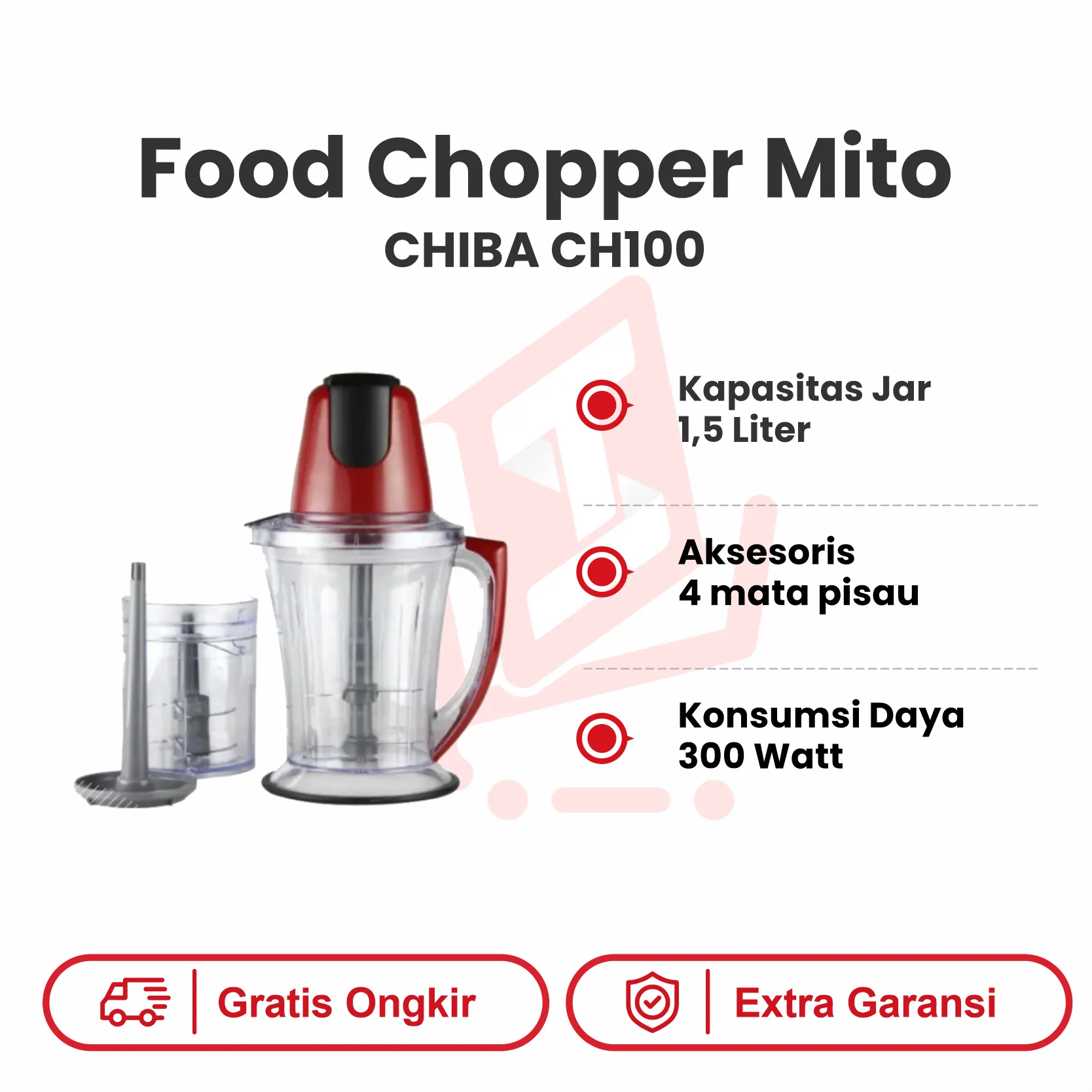FOOD CHOPPER MITO CHIBA CH100