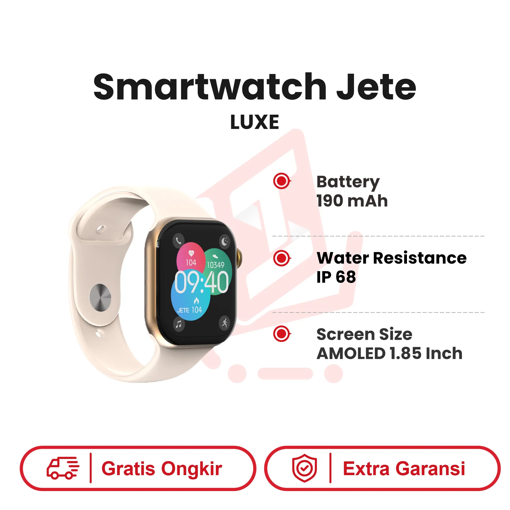 SMARTWATCH JETE LUXE GOLD