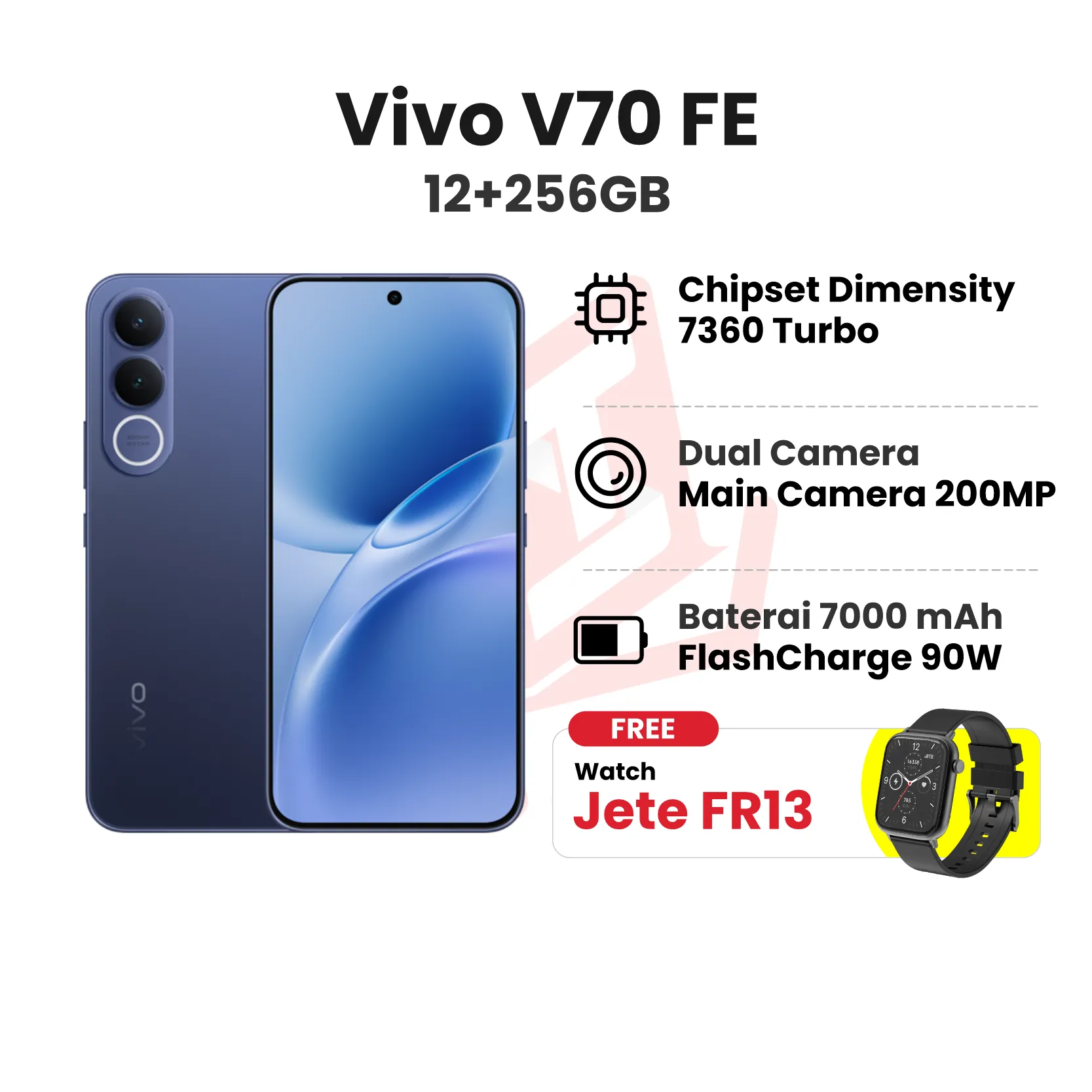VIVO V70 FE 12+256GB + BONUS