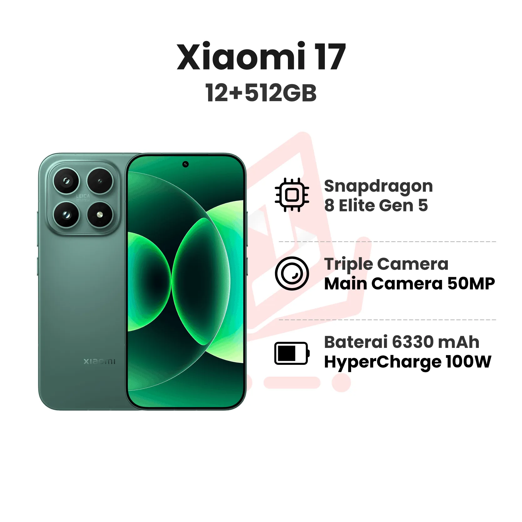 XIAOMI 17 GREEN 12+512