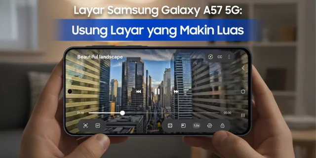 Layar Samsung A57 5G