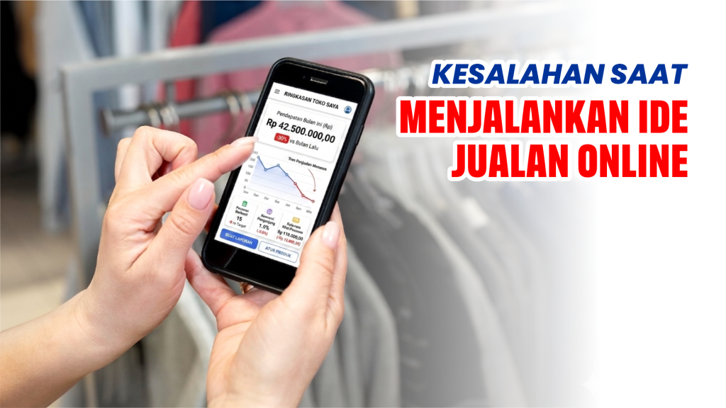 Kesalahan menjalankan jualan online
